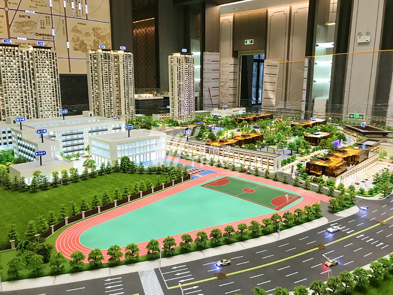 郴州中鐵·嶺南府售樓沙盤建筑模型 (5)